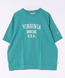 【DISCUS/ディスカス】 ヘビーウェイト オーバーサイズ カレッジプリントTシャツ