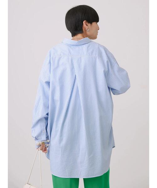 AMERICAN HOLIC(アメリカンホリック)の「UVカット加工バックタックシャツチュニック(シャツ/ブラウス・レディース・サックスブルー系3/グリーン系その他3/ピンク/オフホワイト/サックスブルー・M/L)」の15枚目の写真