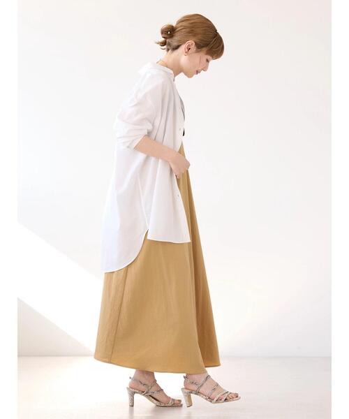 AMERICAN HOLIC(アメリカンホリック)の「UVカット加工バックタックシャツチュニック(シャツ/ブラウス・レディース・サックスブルー系3/グリーン系その他3/ピンク/オフホワイト/サックスブルー・M/L)」の21枚目の写真