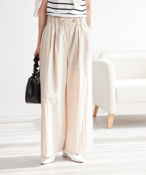 セール】ウエストドロストコードイージーパンツ（その他パンツ）｜ROPE