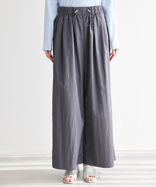ROPE' PICNIC（ロペピクニック）の「ウエストドロストコードイージーパンツ（その他パンツ・レディース・チャコールグレー/ピンク/ベージュ系その他・38/36/T38）」の16枚目の写真