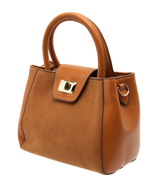 CIAOPANIC（チャオパニック）の「【Ciaopanic】　ヒネリフラップ2WAYショルダー（ショルダーバッグ・レディース・ブラック/キャメル・FREE）」の12枚目の写真