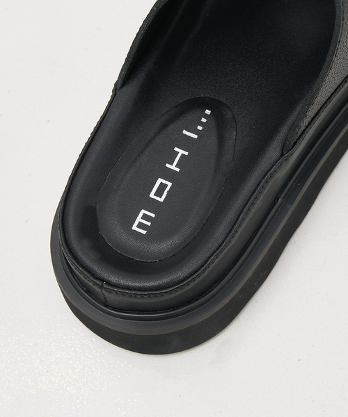 MOHI（モヒ）の「【MOHI/モヒ】 ダブルバックル レザーサンダル（サンダル・レディース・ブラック・36/37/38）」の9枚目の写真