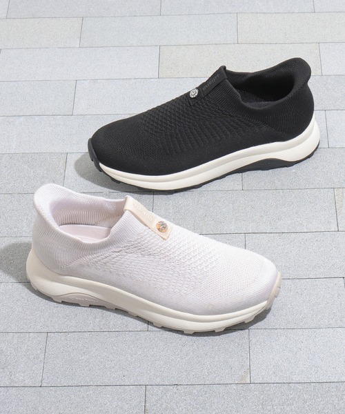 +dianaハンズフリーで履ける♪ビジューつきニットスニーカー21.5センチ dianaハンズフリーで履ける♪ビジューつきニットスニーカー21.5