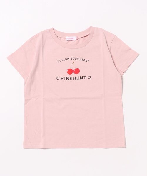 PINKHUNT ピンクハント チェリー転写プリント Tシャツ 9334K（T