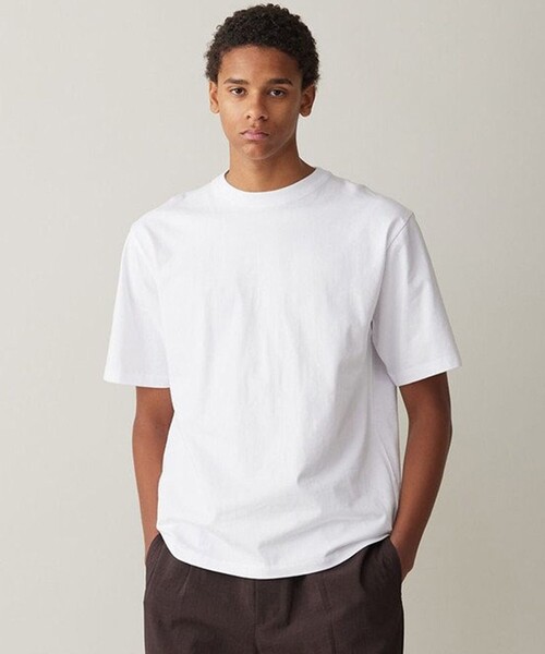 UNFILO(アンフィーロ)の「ベーシックTEE(Tシャツ/カットソー・メンズ・ブルー系/ブラック系/ネイビー系1/ダルブルー系1/パープル系/ホワイト系・SMALL/MEDIUM/LARGE/X-LARGE)」の2枚目の写真