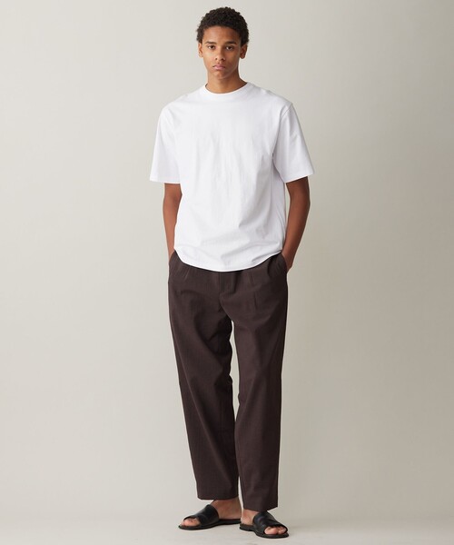 UNFILO(アンフィーロ)の「ベーシックTEE(Tシャツ/カットソー・メンズ・ブルー系/ブラック系/ネイビー系1/ダルブルー系1/パープル系/ホワイト系・SMALL/MEDIUM/LARGE/X-LARGE)」の7枚目の写真