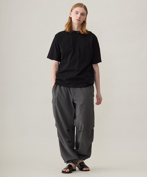 UNFILO(アンフィーロ)の「ベーシックTEE(Tシャツ/カットソー・メンズ・ブルー系/ブラック系/ネイビー系1/ダルブルー系1/パープル系/ホワイト系・SMALL/MEDIUM/LARGE/X-LARGE)」の14枚目の写真