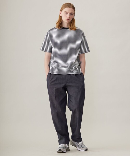 UNFILO(アンフィーロ)の「ベーシックTEE(Tシャツ/カットソー・メンズ・ブルー系/ブラック系/ネイビー系1/ダルブルー系1/パープル系/ホワイト系・SMALL/MEDIUM/LARGE/X-LARGE)」の18枚目の写真