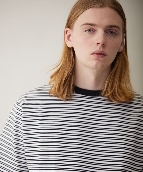 UNFILO(アンフィーロ)の「ベーシックTEE(Tシャツ/カットソー・メンズ・ブルー系/ブラック系/ネイビー系1/ダルブルー系1/パープル系/ホワイト系・SMALL/MEDIUM/LARGE/X-LARGE)」の19枚目の写真