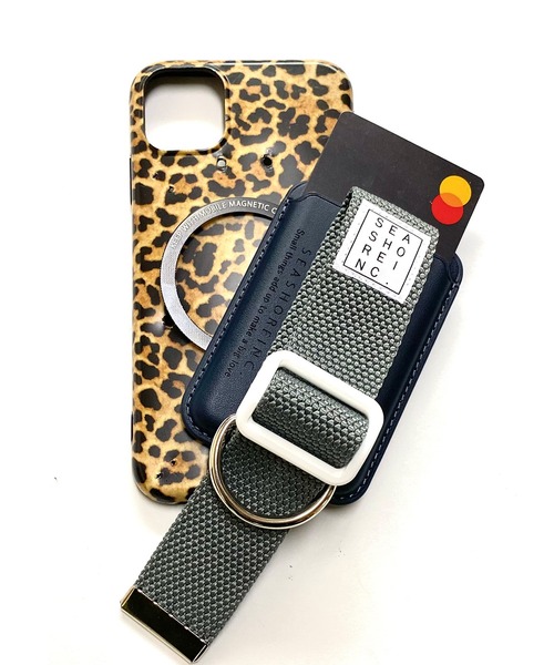 FREAK'S STORE(フリークスストア)の「SEASHORE INC./シーショアインク 限定展開 MAG Card Holder print / マグネット カードホルダー(スマホケース/カバー・メンズ・グリーン/オレンジ/ピンク/ネイビー/ブラック/チャコールグレー・フリ-)」の10枚目の写真
