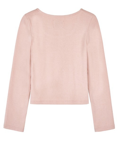 youthbath(ユースバース)の「A'GEM/9 × .kom 『youthbath/ユースバス』 RIBBON LONG SLEEVE/リボン長袖カットソー(Tシャツ/カットソー・レディース・ブラック/ピンク・M)」の19枚目の写真