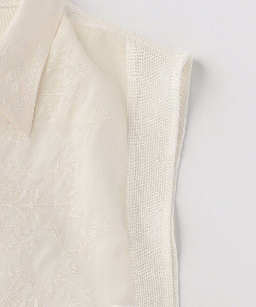 JANE SMITH / JOHN SMITH（ジェーンスミスジョンスミス）の「＜JANE SMITH＞メッシュ ビブス（ベスト・レディース・オフホワイト・L）」の4枚目の写真
