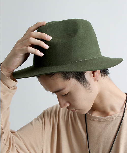 WEGO（ウィゴー）の「WEGO/ ワイドブリムハット（ハット・メンズ・ブラック/カーキ/キャメル/グレー・FREE）」の3枚目の写真