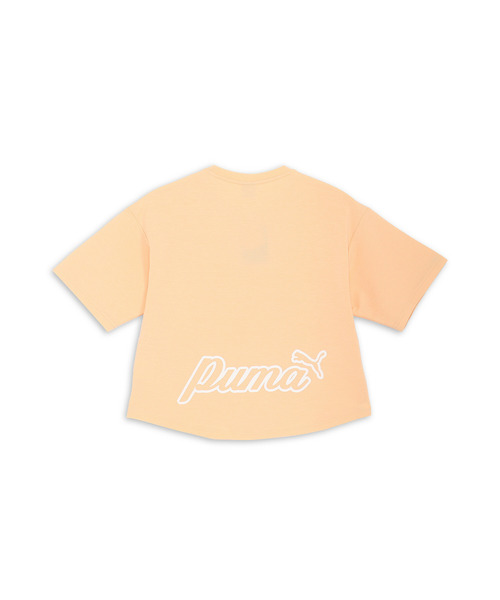 PUMA(プーマ)の「PUMA プーマ ウィメンズ サマーパック ベビーテリー 半袖 Tシャツ(Tシャツ/カットソー・レディース・ブラック/ピンク系その他/ホワイト・MEDIUM/LARGE/X-LARGE/SMALL)」の5枚目の写真