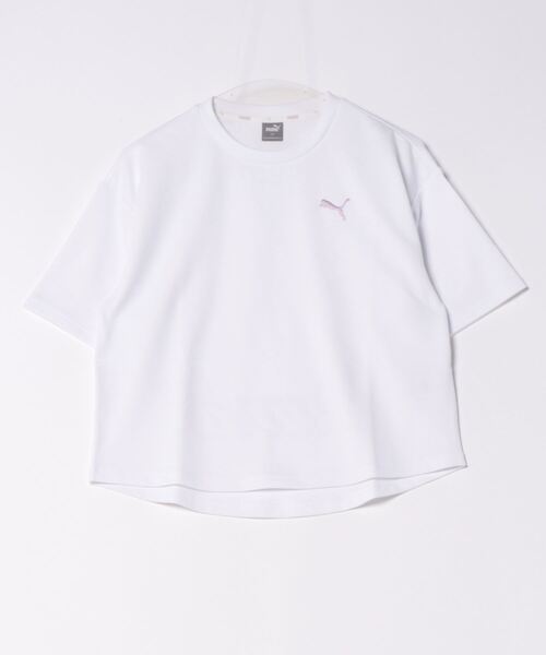 PUMA(プーマ)の「PUMA プーマ ウィメンズ サマーパック ベビーテリー 半袖 Tシャツ(Tシャツ/カットソー・レディース・ブラック/ピンク系その他/ホワイト・MEDIUM/LARGE/X-LARGE/SMALL)」の11枚目の写真