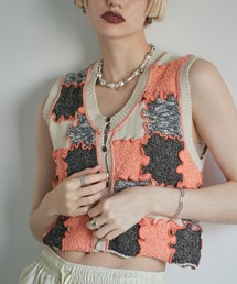 mag.by c | (mag.by c)ブロッキングニットベスト(ベスト)