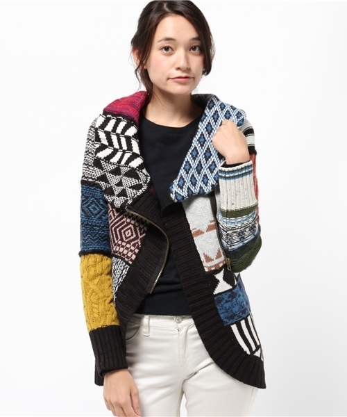 Desigual（デシグアル）の「「Desigual/デシグアル」カラフルニット 