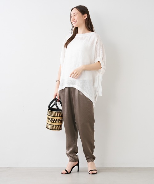 MICA&DEAL サイドリボンリネンポンチョ 楽天市場】☆【SALE】レディース MICA&DEAL マイカ＆ディール