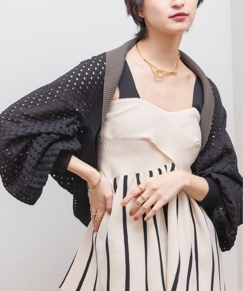 ほぼ新品　Eimee Law　エイミーロウ　パッチワークレース　カーディガン ほぼ新品 Eimee Law エイミーロウ パッチワークレース カーディガン