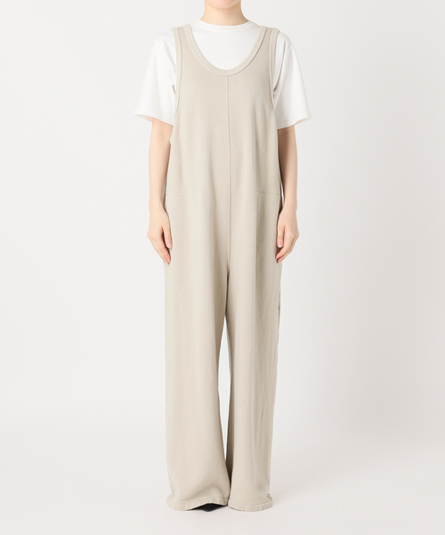 FRAMeWORK（フレームワーク）の「LINEN-TERRYサロペット（サロペット/オーバーオール・レディース・ベージュ/チャコールグレー・36/38）」の12枚目の写真