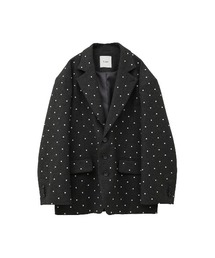 CLANE（クラネ）の「CLANE/クラネ/PEARL DOT JACKET（テーラードジャケット・レディース）」