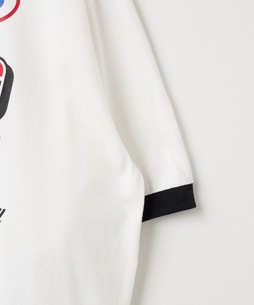 WEGO(ウィゴー)の「WEGO/レーシングロゴTシャツ(Tシャツ/カットソー・メンズ・ホワイト/ブラック・MEDIUM/LARGE)」の19枚目の写真
