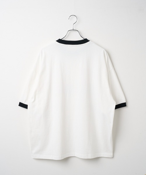 WEGO(ウィゴー)の「WEGO/レーシングロゴTシャツ(Tシャツ/カットソー・メンズ・ホワイト/ブラック・MEDIUM/LARGE)」の18枚目の写真