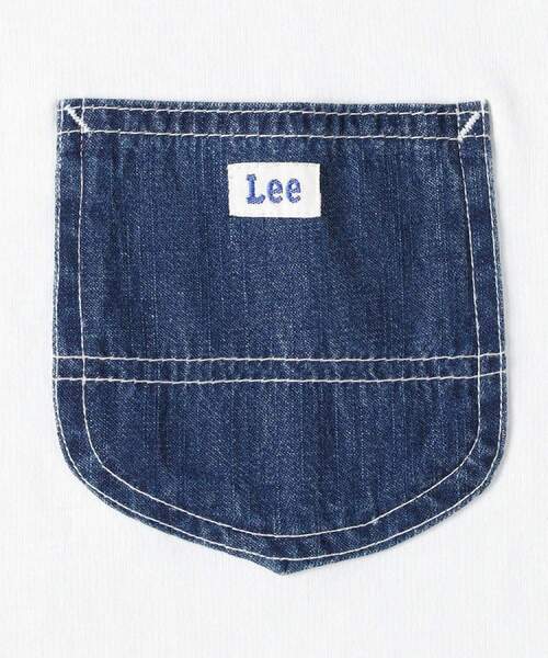 Lee(リー)の「Lee(リー)デニムポケットTシャツ(Tシャツ/カットソー・メンズ・ブラック/ホワイト・XL/M/L)」の4枚目の写真