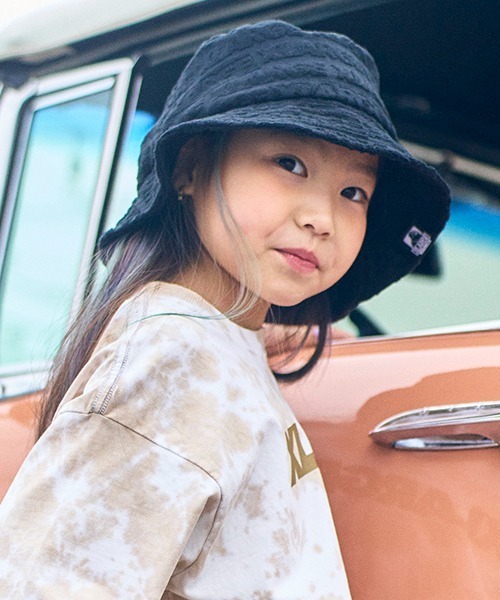 XLARGE KIDS(エクストララージキッズ)の「パイルジャガードハット(ハット・キッズ・ブラウン/ブルー/ブラック・M(48-52cm)/L(52-56cm))」の16枚目の写真