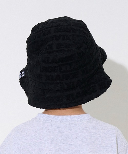 XLARGE KIDS(エクストララージキッズ)の「パイルジャガードハット(ハット・キッズ・ブラウン/ブルー/ブラック・M(48-52cm)/L(52-56cm))」の7枚目の写真