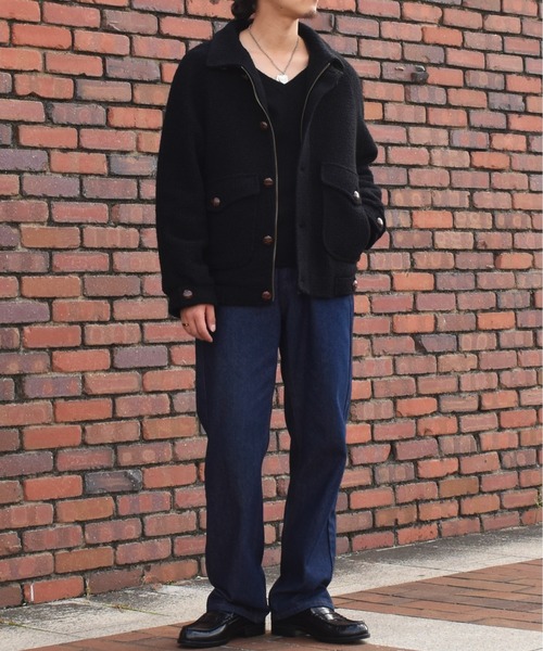 Noen シンチバックジーンズL/デニムジャケットMセットアップ Noen ジーンズ シンチバックジーンズ「セットアップ対応」 メンズ