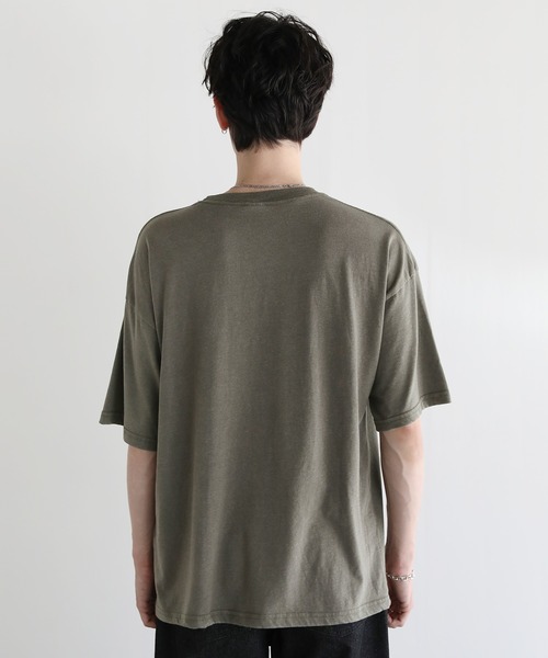 ASTRONOMY(アストロノミー)の「Buyer's Select/TC天竺半袖ワイド胸ポケットスノーウォッシュ加工Tシャツ(Tシャツ/カットソー・メンズ・ベージュ/ブラック/カーキ・M/L/LL)」の20枚目の写真