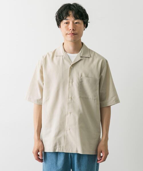 URBAN RESEARCH DOORS(アーバンリサーチドアーズ)の「『UR TECH 高機能リネン』オープンカラーシャツ(シャツ/ブラウス・メンズ・グレー系その他/ブルー/ホワイト系その他/オレンジ/ブルー系その他・X-LARGE/MEDIUM/LARGE)」の20枚目の写真