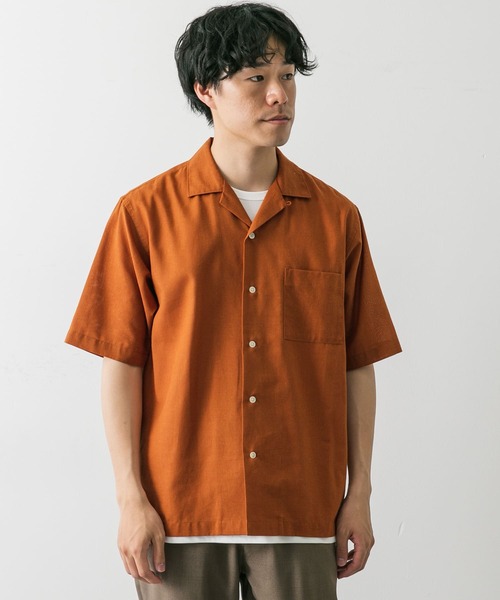 【URBAN RESEARCH DOORS】『UR TECH』バンドカラーシャツ URBAN RESEARCH DOORS｜『再入荷』『UR TECH』バンドカラー