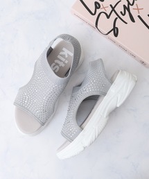 kitson ニット 厚底 キラキラ サンダル