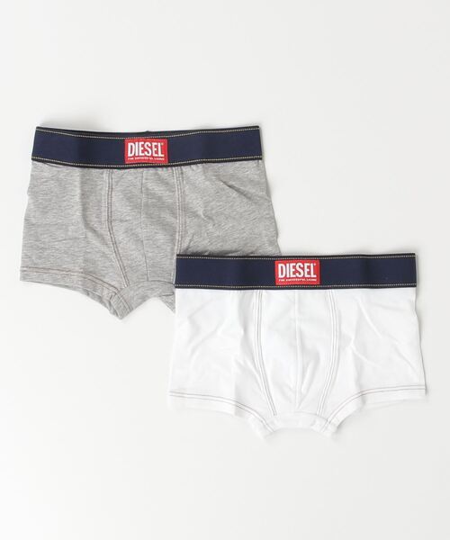 DIESEL KIDS（ディーゼルキッズ）の「DIESEL（ディーゼル）Kids & Junior ブランドロゴボクサーパンツ（ボクサーパンツ・キッズ・グレー・12Y/10Y/8Y/6Y/4Y/16Y/14Y）」の5枚目の写真