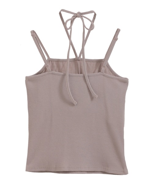 セール】カップ付きホルターリボンキャミソール（キャミソール