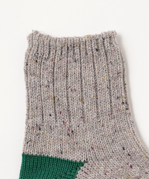 BEAMS（ビームス）の「ネップ クォーター ソックス（ソックス/靴下・メンズ・ネイビー/ベージュ/グレー/ブラック・ONE SIZE）」の6枚目の写真