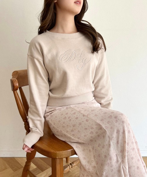 DEICY(デイシー)の「フラワードットマーメイドスカート(スカート・レディース・ベビーピンク/ブラック・1/0)」の3枚目の写真