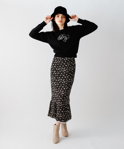 DEICY(デイシー)の「フラワードットマーメイドスカート(スカート・レディース・ベビーピンク/ブラック・1/0)」の15枚目の写真
