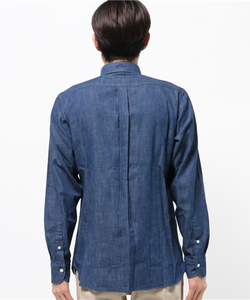Mr. BATHING APE(ミスターベイシングエイプ)の「DENIM BD SHIRT(シャツ/ブラウス・メンズ・インディゴブルー・SMALL/MEDIUM/X-LARGE/LARGE)」の4枚目の写真