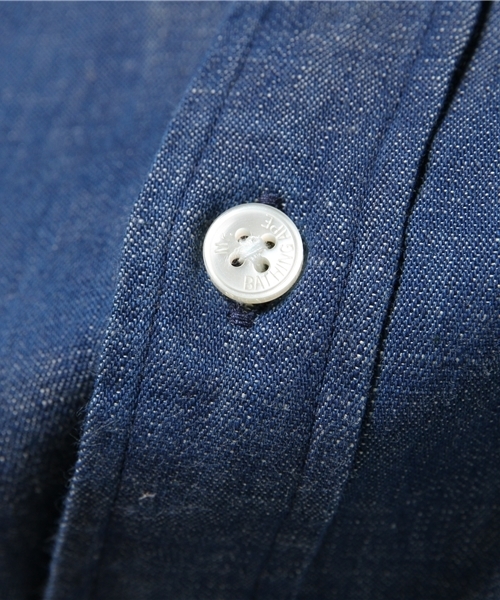Mr. BATHING APE(ミスターベイシングエイプ)の「DENIM BD SHIRT(シャツ/ブラウス・メンズ・インディゴブルー・SMALL/MEDIUM/X-LARGE/LARGE)」の12枚目の写真