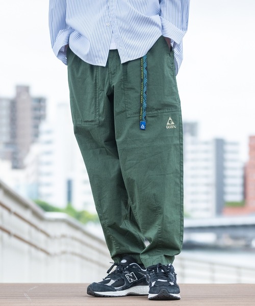 GERRY(ジェリー)の「【3】〔GERRY/ジェリー〕シャンブレー/ポプリン バルーンテーパードパンツ(デニムパンツ・メンズ・サックスブルー/ブルー/ブラック/オリーブ/ベージュ・LARGE/MEDIUM/X-LARGE)」の3枚目の写真