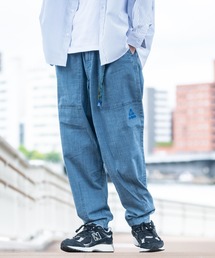 GERRY | 【3】〔GERRY/ジェリー〕シャンブレー/ポプリン バルーンテーパードパンツ(デニムパンツ)