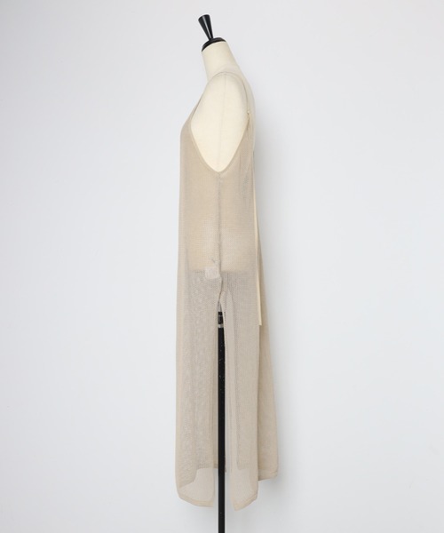 MINERTE】halter-neck mesh one piece / ホルターネックメッシュ