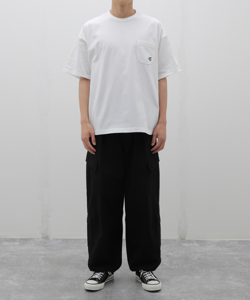 Evisen Skateboards(エビセンスケートボード)の「Evisen skateboards STRETCH FIBER T-SH(Tシャツ/カットソー・メンズ・ブラック/ホワイト・LARGE/MEDIUM)」の9枚目の写真