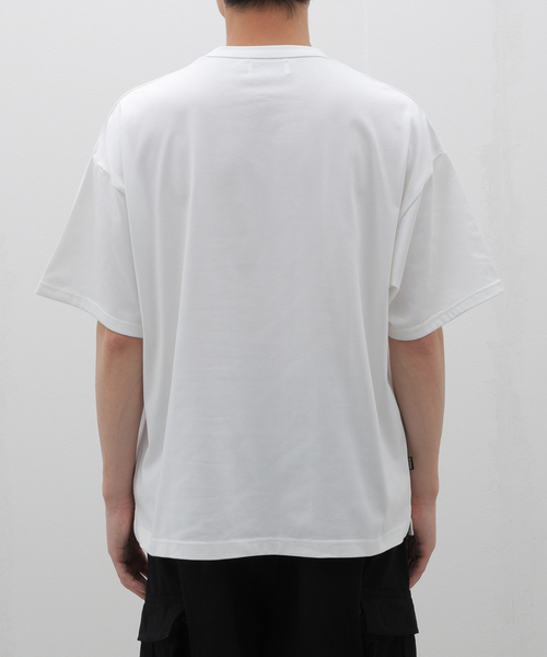 Evisen Skateboards(エビセンスケートボード)の「Evisen skateboards STRETCH FIBER T-SH(Tシャツ/カットソー・メンズ・ブラック/ホワイト・LARGE/MEDIUM)」の6枚目の写真