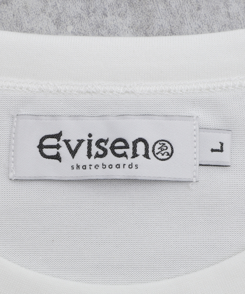 Evisen Skateboards(エビセンスケートボード)の「Evisen skateboards STRETCH FIBER T-SH(Tシャツ/カットソー・メンズ・ブラック/ホワイト・LARGE/MEDIUM)」の13枚目の写真
