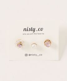 【nisty_co】3点セットピアス(MA)